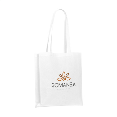 Logo trade promotional giveaways picture of: Colour Square Bag GRS Recycled Cotton (150 g/m²)