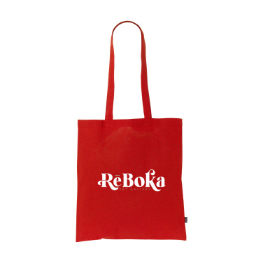 Logo trade promotional items picture of: Shoppy Colour Bag GRS Recycled Cotton (150 g/m²)