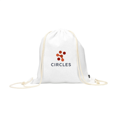 Logo trade promotional giveaways image of: PromoColour GRS Recycled Cotton Backpack (150 g/m²)