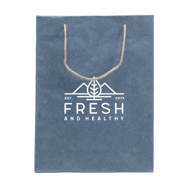 Logotrade business gift image of: Leaf It Bag recycled with jeans fibres (180 g/m²) L