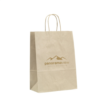 Logotrade business gift image of: Leaf It Bag Wide recycled grass paper (90 g/m²) M