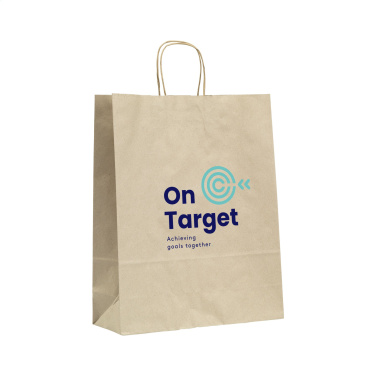 Logo trade corporate gift photo of: Leaf It Bag recycled grass paper (90 g/m²) M