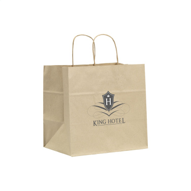 Logo trade promotional item photo of: Leaf It Bag recycled grass paper (90 g/m²) L