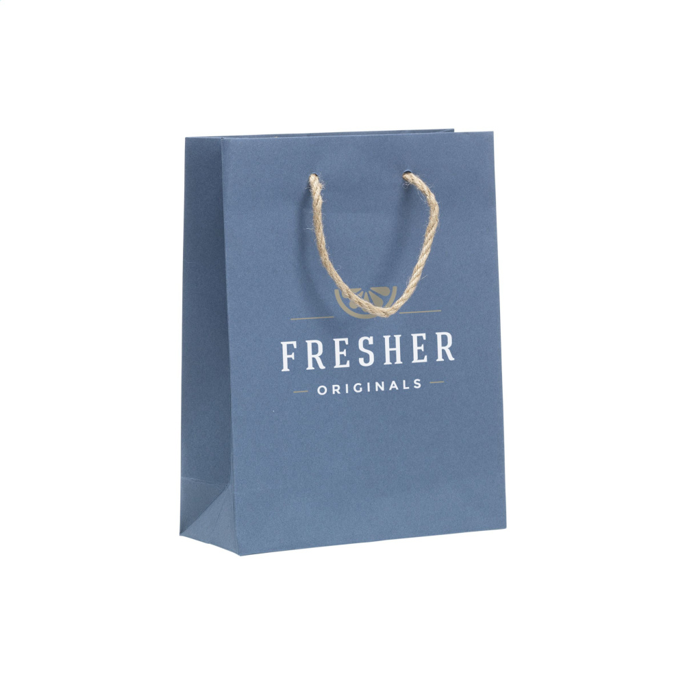 Logo trade corporate gifts picture of: Leaf It Bag recycled with jeans fibres (180 g/m²) S