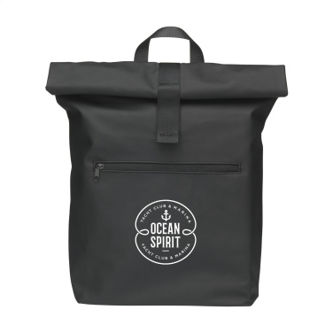 Logo trade corporate gifts image of: Lennon Roll-Top Recycled Backpack