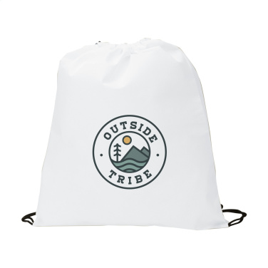 Logo trade promotional items picture of: Non-Woven Promobag GRS RPET backpack