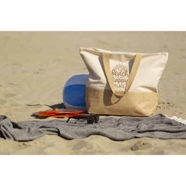 Logotrade business gift image of: Cancun Beachbag Organic Cotton (320 g/m²)