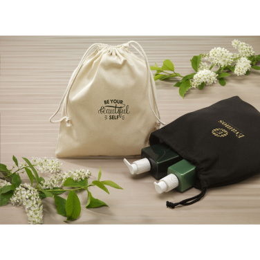 Logotrade promotional merchandise picture of: Gift Pouch GRS Recycled Cotton (150 g/m²) M