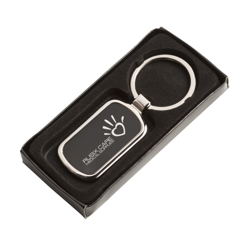 Logotrade promotional products photo of: KeyTag Rectangular keyring