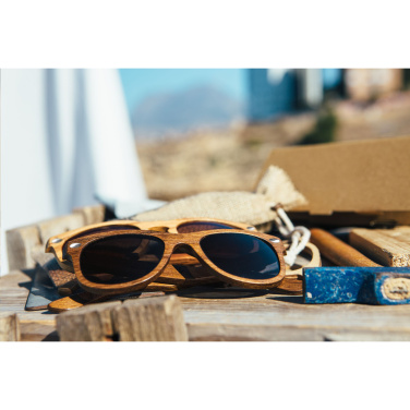 Logo trade promotional giveaways image of: LookingWood sunglasses