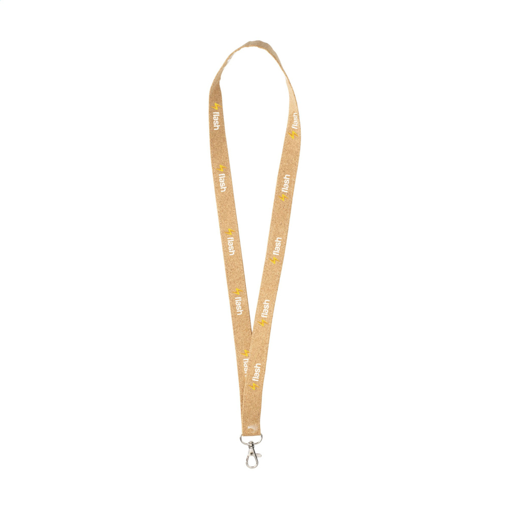 Logo trade promotional giveaways picture of: Lanyard Cork 2 cm keycord