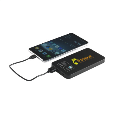 Logo trade corporate gifts image of: Solar RCS Powerbank 4000 power charger