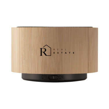 Logo trade promotional products picture of: Wave Bamboo Wireless Speaker