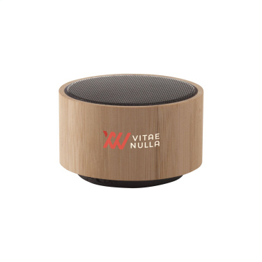 Logo trade promotional gift photo of: Wave Bamboo Wireless Speaker