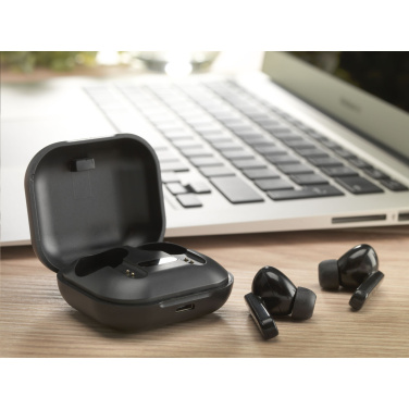 Logotrade promotional merchandise image of: Aron TWS Wireless Earbuds in Charging Case