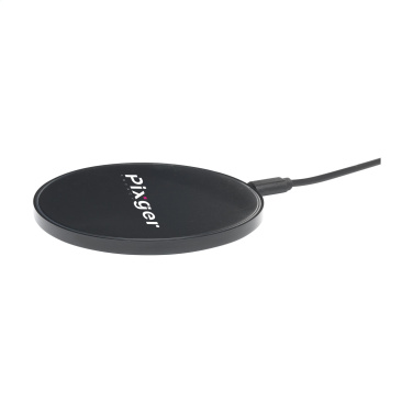 Logo trade promotional products image of: Coil RCS Recycled Wireless Charger