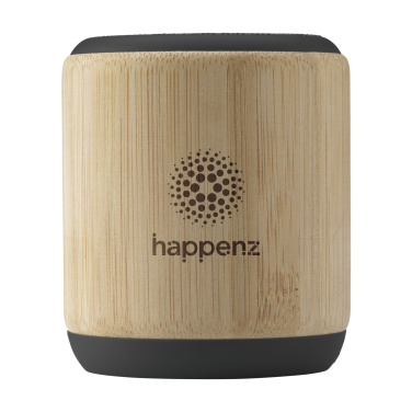 Logo trade corporate gift photo of: Timor Bamboo Wireless Speaker