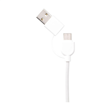 Logotrade promotional gift picture of: Charging Cable RCS Recycled ABS-TPE