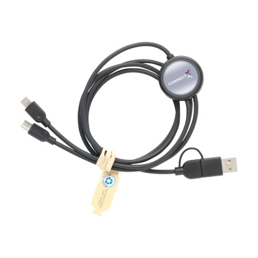 Logotrade promotional merchandise photo of: Charging Cable RCS Recycled ABS-TPE