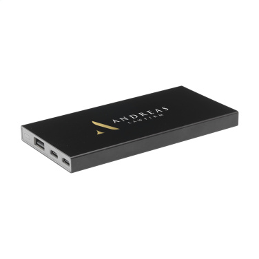 Logo trade promotional items image of: Tecco GRS Recycled Alu Powerbank 5000 external charger