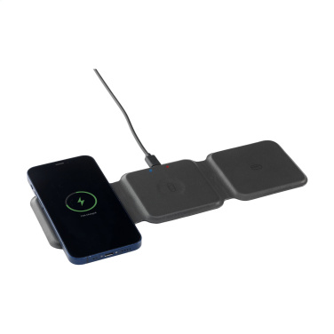 Logotrade promotional merchandise image of: TriCharge RCS  Recycled PU Wireless Charger