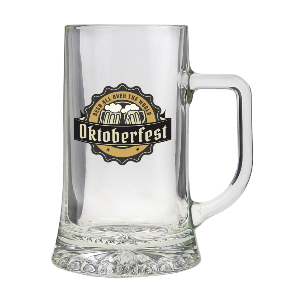 Logo trade business gifts image of: Beer Tankard Extra Large 500 ml