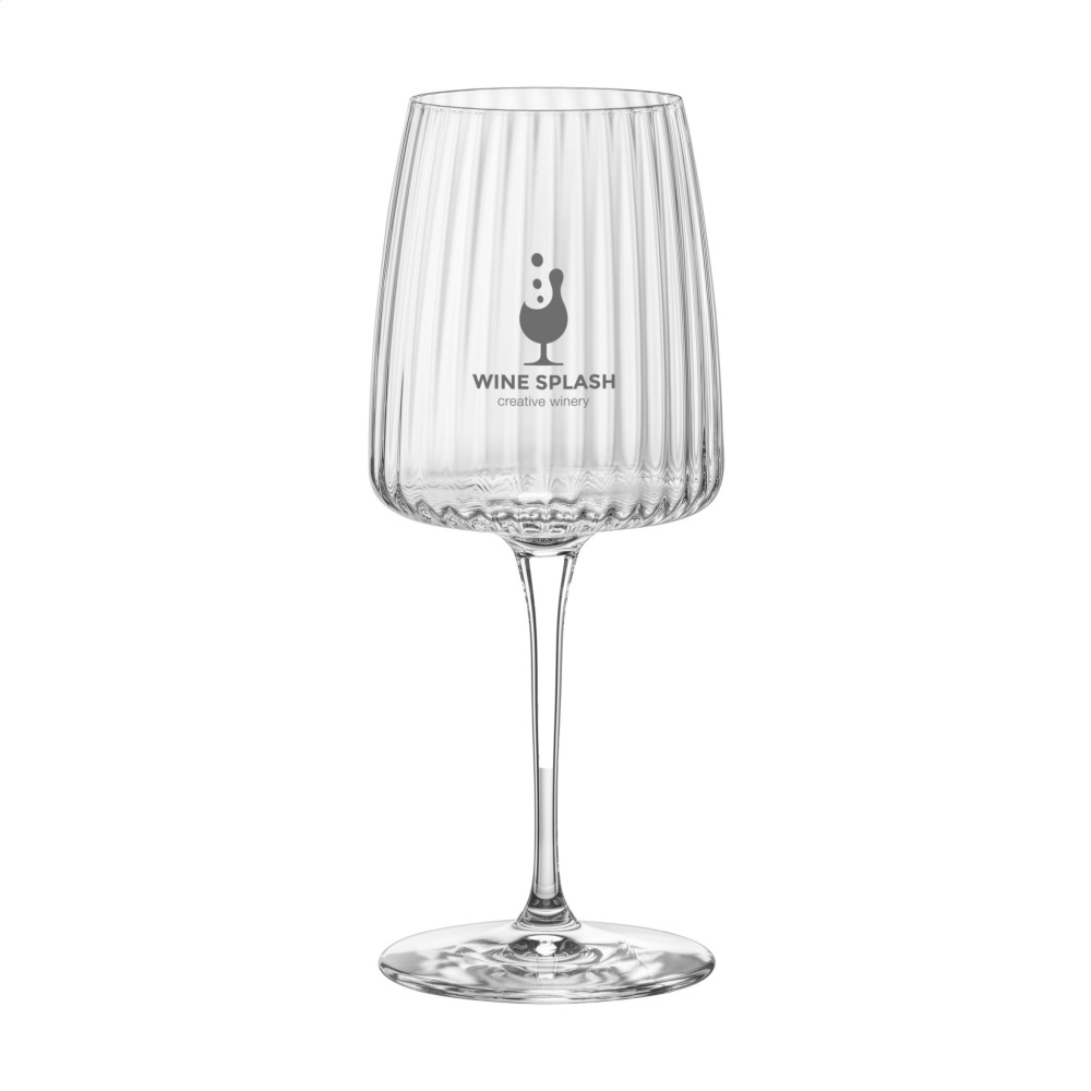 Logo trade promotional gifts image of: Ribbio Wine Glass 370 ml