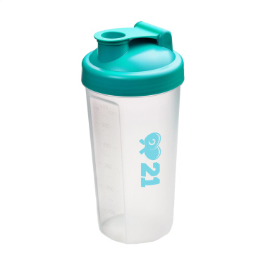 Logo trade promotional items image of: Shaker Protein 600 ml drinking cup