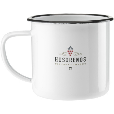 Logo trade advertising products picture of: Retro Enamel Mug 350 ml