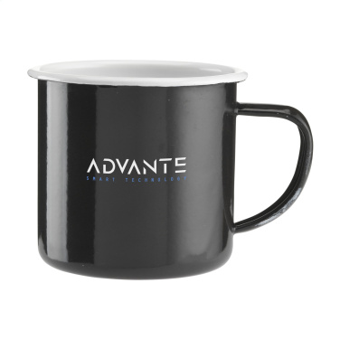 Logotrade promotional gift picture of: Retro Enamel Mug 350 ml