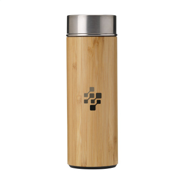 Logo trade corporate gifts picture of: Osaka 360 ml bamboo thermo bottle/thermo cup