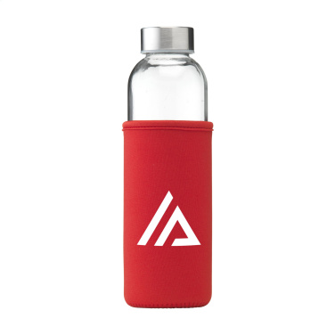 Logo trade business gift photo of: Senga Glass 500 ml drinking bottle