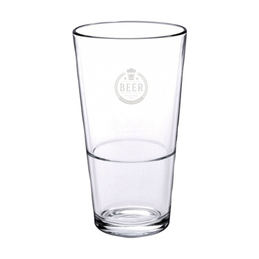 Logotrade promotional products photo of: Beer Glass Stackable 340 ml