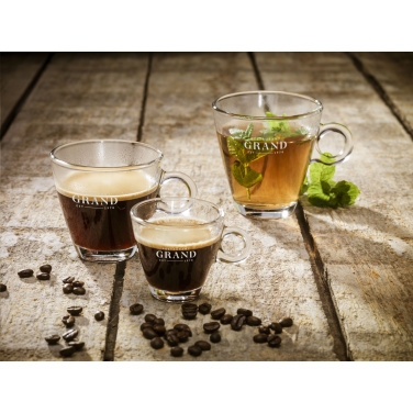 Logotrade promotional item image of: Lugano Coffee Glass 230 ml