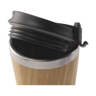 Logotrade promotional gift image of: Tokyo 450 ml bamboo thermo cup