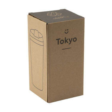 Logo trade advertising products picture of: Tokyo 450 ml bamboo thermo cup