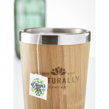 Logotrade advertising product picture of: Tokyo 450 ml bamboo thermo cup