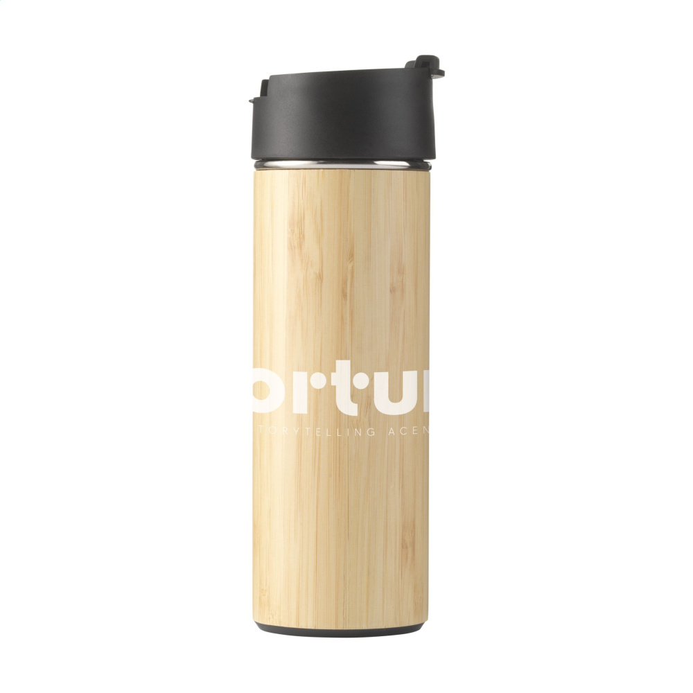 Logotrade promotional product image of: Sakura 360 ml bamboo thermo bottle/thermo cup