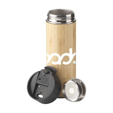 Logo trade corporate gift photo of: Sakura 360 ml bamboo thermo bottle/thermo cup