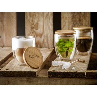 Logo trade business gift photo of: Alba 350 ml double-walled glass