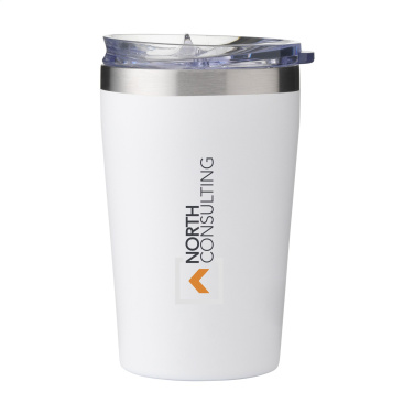 Logo trade promotional item photo of: Re-Steel RCS Recycled Coffee Mug 380 ml thermo cup