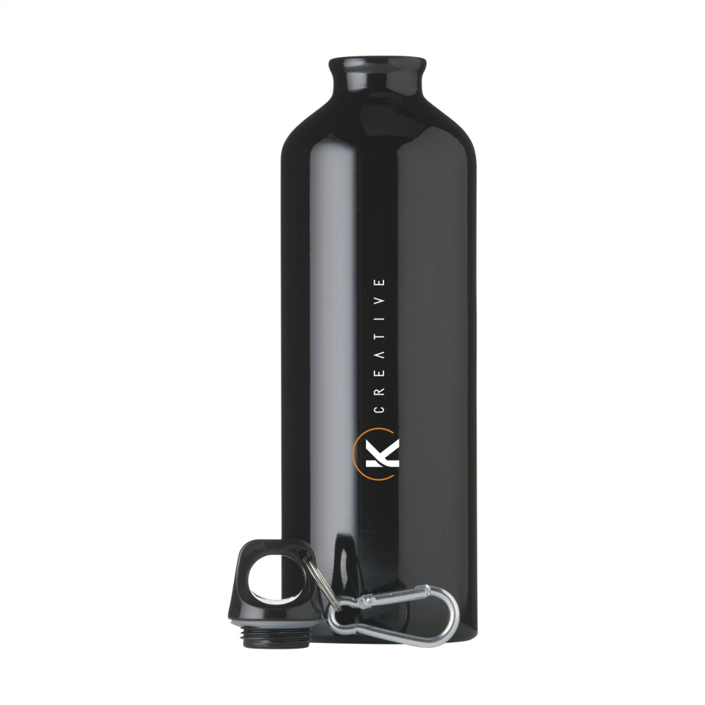 Logo trade corporate gifts image of: AluMaxi GRS Recycled 750 ml water bottle