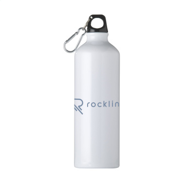 Logo trade promotional items image of: AluMaxi GRS Recycled 750 ml water bottle