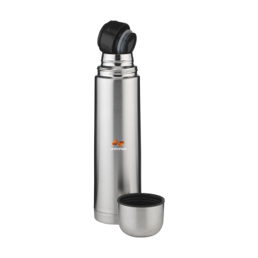 Logotrade promotional giveaway image of: Thermotop Maxi RCS Recycled Steel 1,000 ml thermobottle