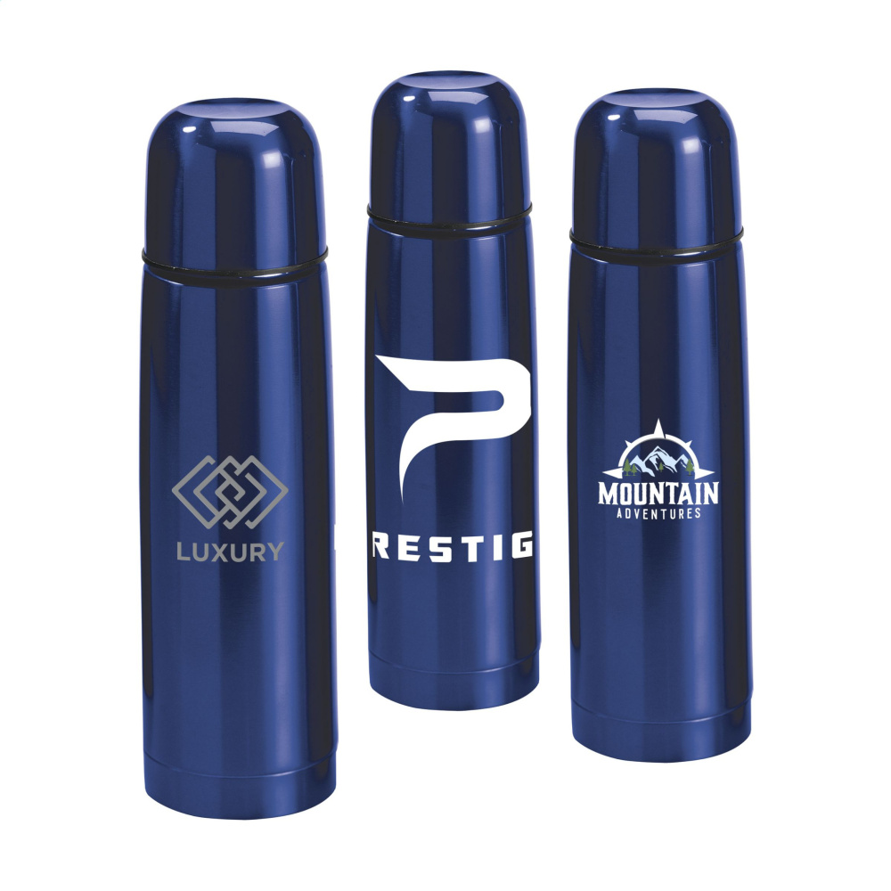 Logo trade promotional product photo of: ThermoColour RCS Recycled Steel 500 ml thermo bottle