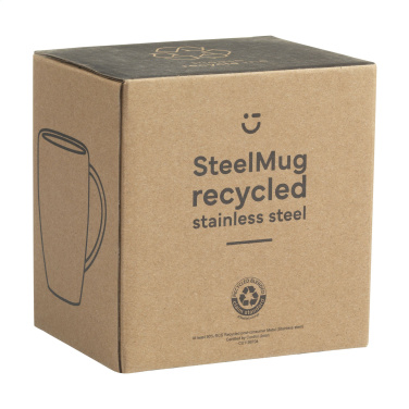 Logo trade advertising product photo of: SteelMug RCS Recycled Steel 220 ml