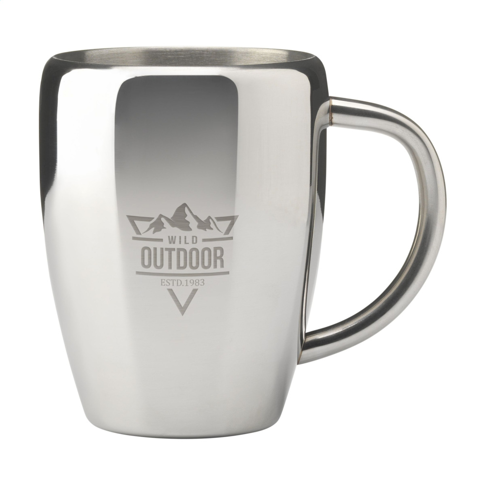 Logo trade promotional giveaways image of: SteelMug RCS Recycled Steel 220 ml