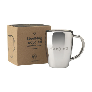 Logo trade promotional products image of: SteelMug RCS Recycled Steel 220 ml