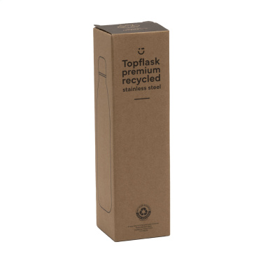 Logo trade promotional items picture of: Topflask Premium RCS Recycled Steel drinking bottle