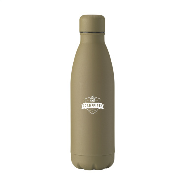 Logo trade promotional merchandise photo of: Topflask Premium RCS Recycled Steel drinking bottle